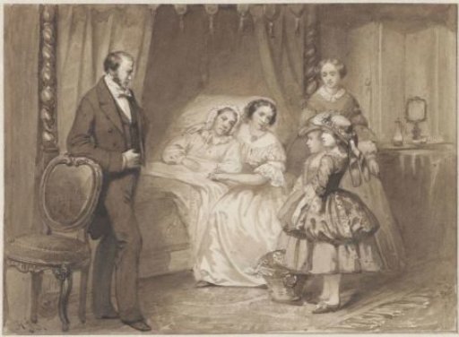The birthday of the sick grandmother