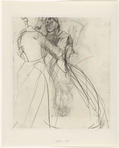 Two Dancing Women (Crossed Out)