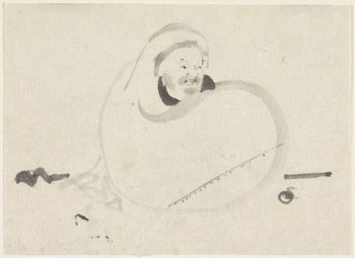 Seated priest