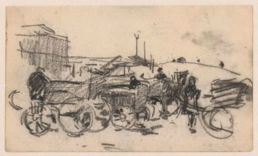 Peasants with carts