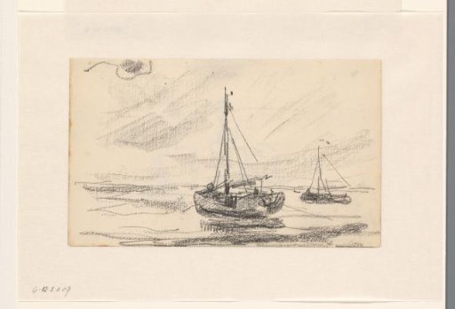 Two fishing boats at sea