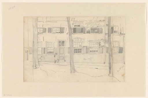 Houses on a Street, with Color Notes