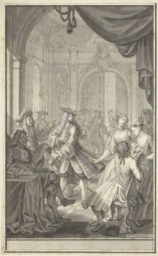 Design for the title print of De Glorieus, or the Abased Pride
