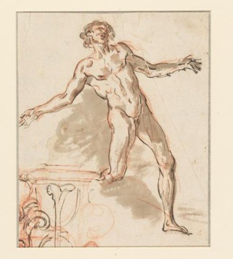 Study sheet with a dancing youth