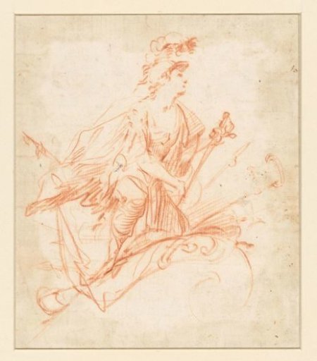 Warrior Kneeling by a Trophy