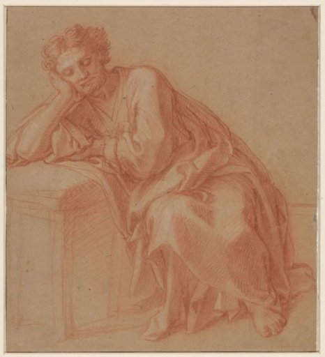 Study of a resting man