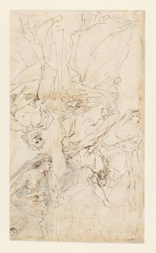 Figure Sketches of a Man and a Woman