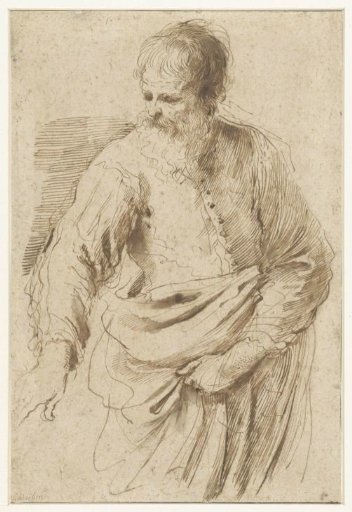 Standing old man