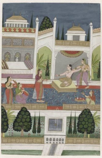 Women's quarters in a palace