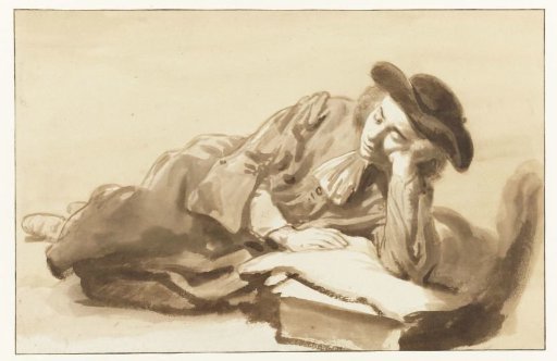 Reclining boy