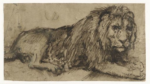 Reclining Lion