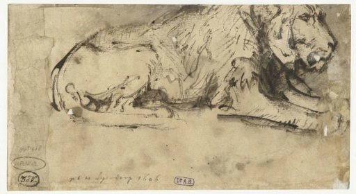 Reclining Lion