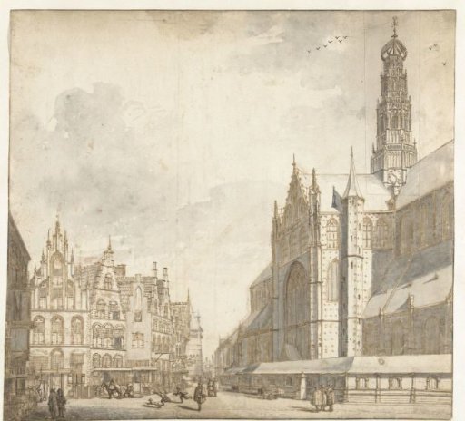 View of St Bavo in Haarlem