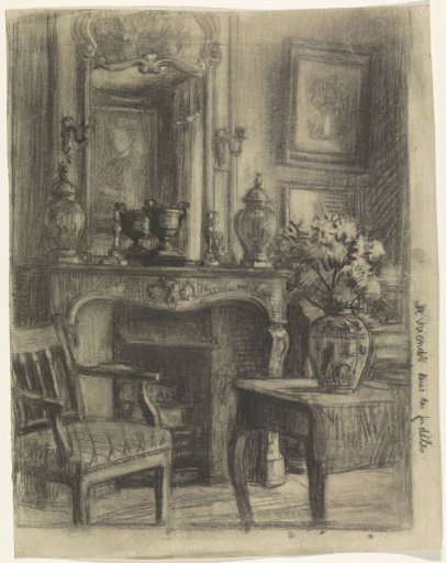 Interior of the Office of Mr. and Mrs. R. Janssens, Avenue Molière