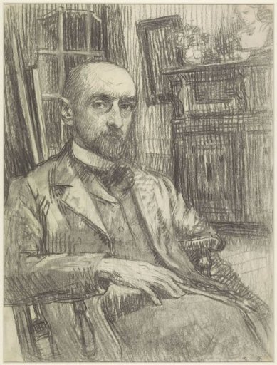 Self-Portrait of René Janssens in His Studio
