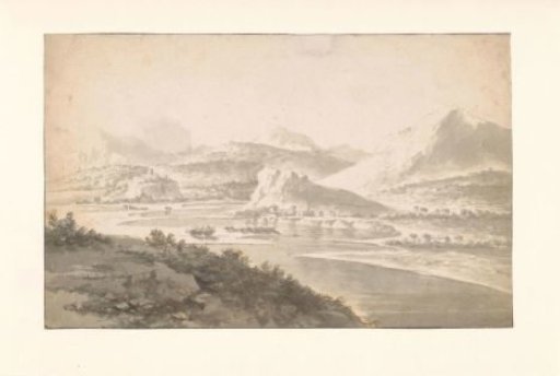 Mountain Landscape with a River Valley