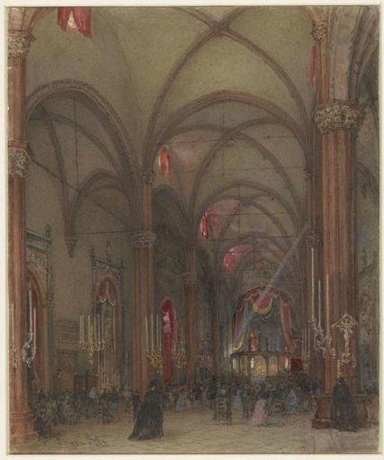 Interior of the Cathedral in Verona