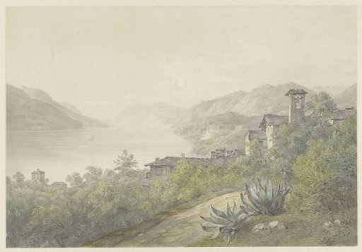 View from the park of Bellagio, on the Lake Como