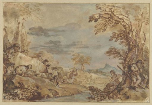 Landscape with Herds Being Driven