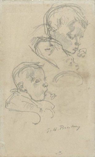 Sketches of an infant