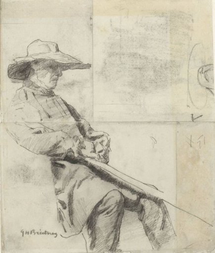 Seated shepherd
