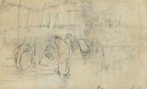 Sketches of people on the street