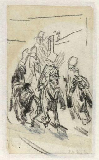 Study for The Yellow Riders