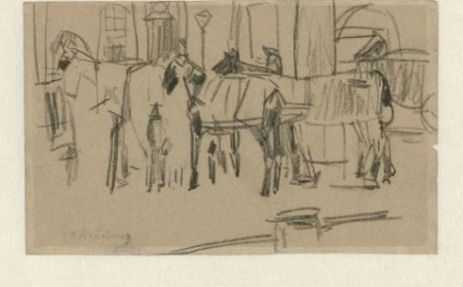 Waiting horses