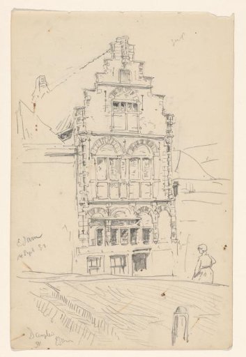 House at the Damplein in Edam