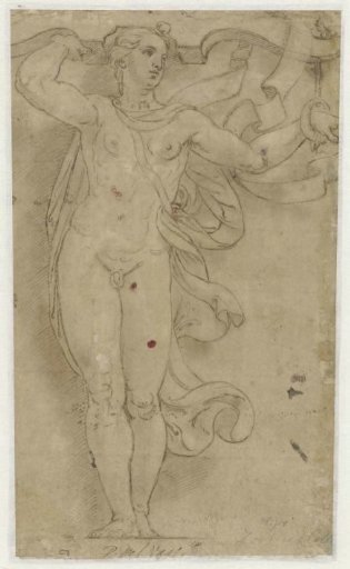 Hermaphroditus as a caryatid