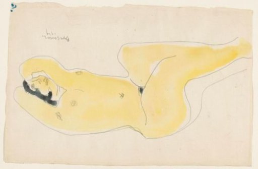 Reclining nude woman