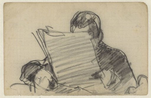 Newspaper reader