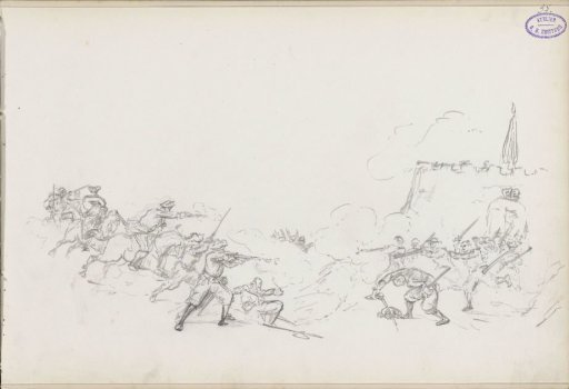 Fighting soldiers