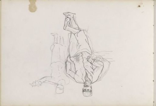 Front and rear view of a standing man