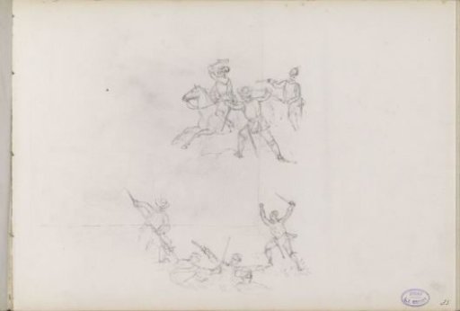 Fighting soldiers