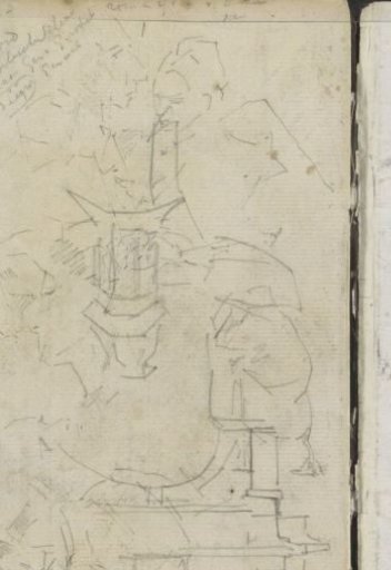 Architectural studies and figure studies