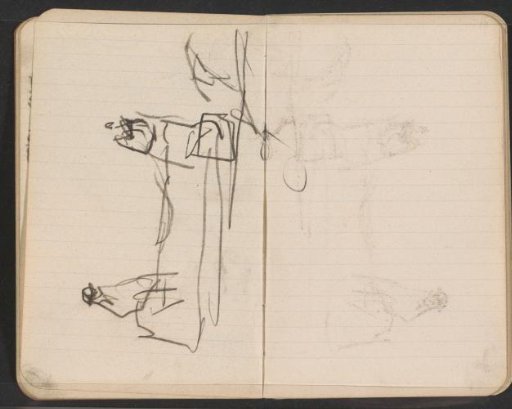 Two figures, possibly seated