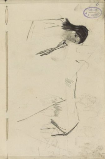 Woman and a horse's body