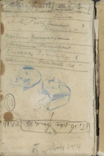 Two heads, possibly of a woman