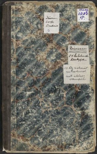 Sketchbook with 9 sheets
