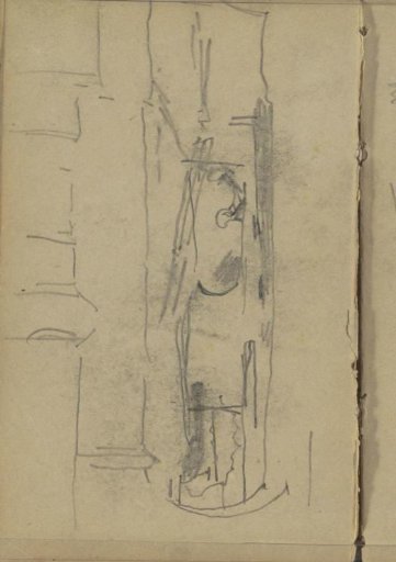 Woman in an alley