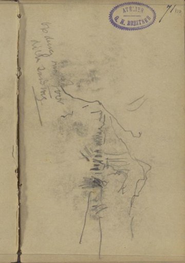 Figure on a country road near Goor