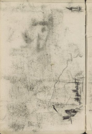 Study, possibly of a landscape with buildings