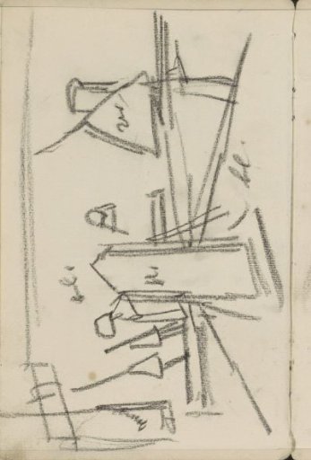Study, possibly of a moored ship