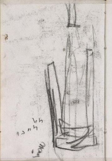 Study, possibly of a boat