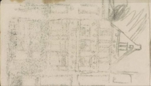 Buildings, Abklatsch of a Chalk Drawing