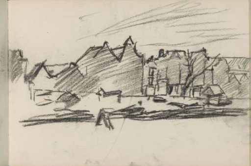 Nieuwe Teertuinen and the Prinseneilandsgracht in Amsterdam, Viewed from Prinseneiland