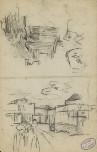 Two cityscapes