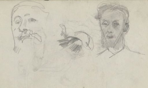 Two self-portraits by George Hendrik Breitner