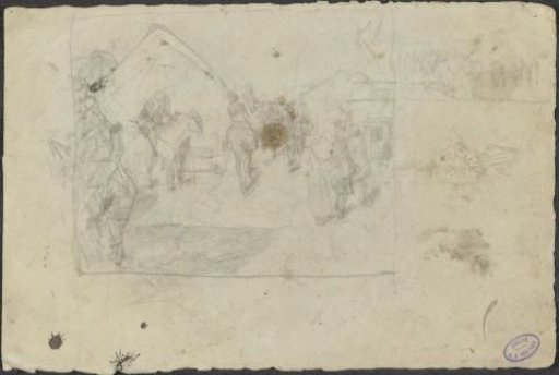 Cavalrymen on a Village Road